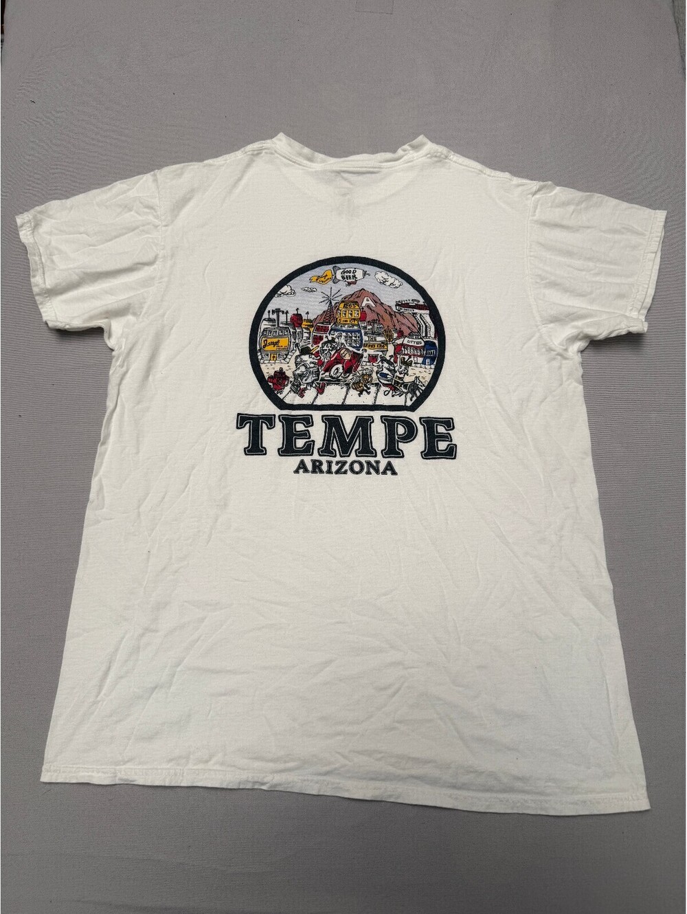 Vintage Jerry's Drive In Liquors T-shirt Tempe Arizona Art L